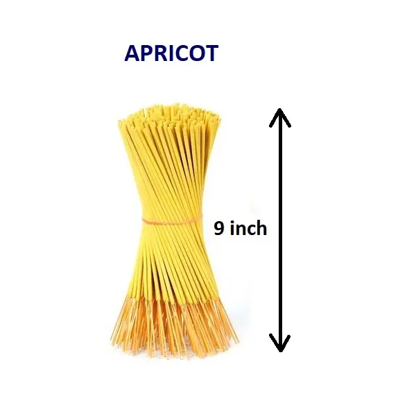 Natural Apricot Incense Sticks Wholesale Supply at Leading Price incense packaging box indian incense ( Yellow)