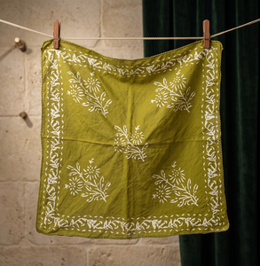 En gros, Bandanas Bohème à Imprimé au Bloc, Foulards de Tête en Coton, Foulards de Cou, Motifs Floraux, Cadeau pour Elle, Foulards Carrés pour Cheveux - Product Image 4
