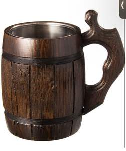 Magnifiques tasses en bois qui transforment le service quotidien des boissons en une expérience traditionnelle délicieuse - Product Image 2