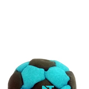 NeXT Tech INDUSTRIES Ballon de football bleu noir en daim synthétique durable de 2,5 pouces pour enfants - Product Image 2