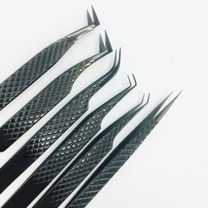 Pinces à sourcils en acier inoxydable de précision, pointe personnalisée, écologiques, durables, modernes, pour artistes professionnels en maquillage des sourcils - Product Image 5