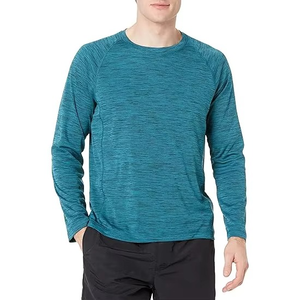 เสื้อรัดกล้ามเนื้อแขนยาวรุ่นขายดีที่สุด ดีไซน์ล่าสุดสำหรับ MMA สีพื้น - Product Image 4