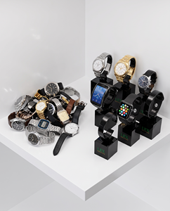 Acrylic Smart Watch <b>Display</b> Stand Compact Elegant Transparent Customized Freestanding Corner Shelf for Easy - Product Image 4