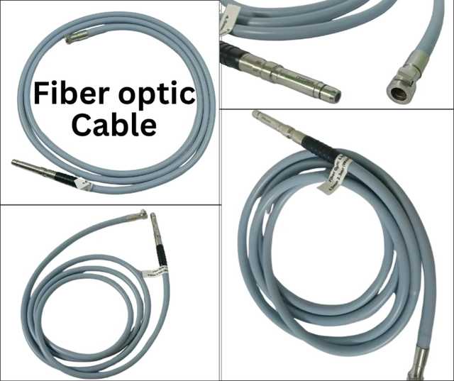 Salaar Industry Fiber Optic Cable Light Source 4.5mm X 2.30cm CE Certified Manual for General Surgery Cold Light Fiber Optic