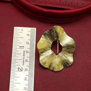 Metal Craft Matte Finish Brass Earrings Non Glossy Brass Earrings Solid Color Custom Factory Wholesale Item Use Brass Earrings - Product Image 3