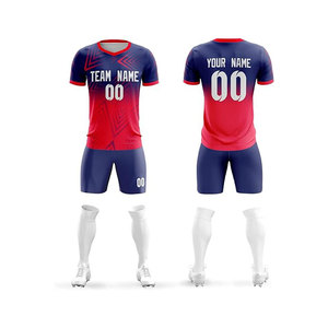 Custom Yellow Soccer Jersey Set Men's V-Neck Short Sleeve Sublimated Team Uniform with Black Shorts and <b>Socks</b> - Product Image 4