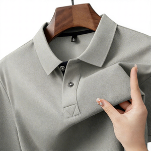 Polo pour hommes en promotion – T-shirts polo respirants avec logo brodé personnalisé – Vêtements et accessoires pour hommes - Product Image 5