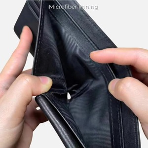 Carteras Cortas de Cuero PU Premium para Hombre, Porta Tarjetas de Identificación, Porta Dinero con Clip - Product Image 4