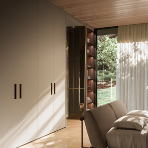 Armario Modular de Lujo Moderno Personalizado JY Project, Mueble de Almacenamiento para Dormitorio con Puerta Corredera de MDF, Resistente al Agua y Fácil de Montar - Product Image 4