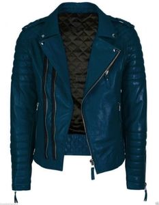 <b>Men's</b> Pink <b>Suede</b> Moto <b>Jacket</b> Stand Collar Zipper Closure Slim Fit Autumn Wear - Product Image 3