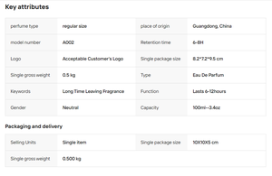 Women's Spicy Eau De Toilette Spray Mini Modern Eco-Friendly Professional Long Lasting 50ml/100ml OEM/ODM Guangdong - Product Image 5