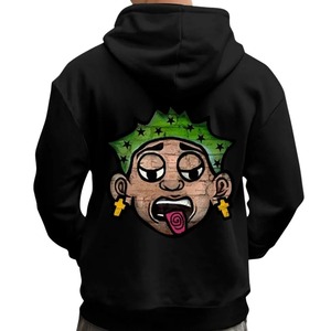 Wholesale 260g Polyester Cotton <b>Blend</b> High Quality Oversized Loose Hoodies DTF Print Back Picture Free Shipping Customizable - Product Image 6
