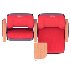 Silla de auditorio modular moderna para fácil transporte, instalación in situ para iglesia, cine, escuela, hospital, sala de ópera - Product Image 2