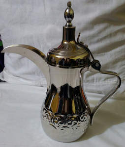 FABRICANTE DE CAFETERA DE TÉ DALLAH ÁRABE DE DISEÑO ELEGANTE DE LA INDIA DALLAH ÁRABE EID DECORACIÓN RAMADAN DRINKWARE FABRICANTE DE REGALOS - Product Image 6