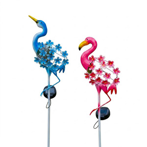 ไฟประดับสวนรูปนกฟลามิงโกพลังงานแสงอาทิตย์ - Product Image 1