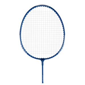 Raquette de badminton en fibre de carbone bleue avec poignée en PU S4, cordes légères et durables pour joueurs amateurs juniors - Product Image 4