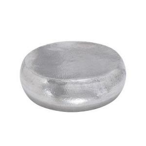 Table à manger antique noire avec base en métal de forme ronde, table basse décorative pour la maison et l'hôtel - Product Image 5