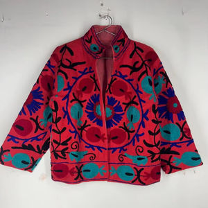 Chaqueta de algodón bordada a mano estilo Suzani |   Kimono Boho - Product Image 1