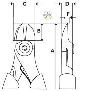 Cortador de Alambre de Plástico y Alambre Blando, Color Naranja - Product Image 5