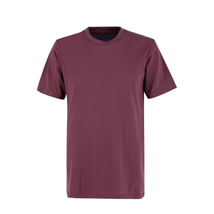 Camiseta de punto de manga corta de corte regular para hombre, cuello redondo, longitud regular, licra/algodón, transpirable y ecológica. - Product Image 3