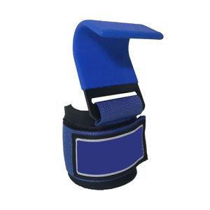 Crochets de musculation à coutures renforcées avec enveloppe de poignet en néoprène épais pour un entraînement à la musculation lourde sûr et efficace - Product Image 4