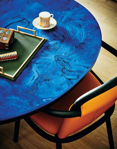 Losa de Piedra Sinterizada Pulida Laminam Italia 1620x3240 Azul de 12 mm, Directo de Fábrica, Personalizada para Encimeras de Cocina y Dormitorio, Mesas de Comedor - Product Image 1