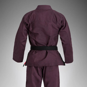 ชุดยิวยิตสูบราซิล (BJJ Gi) สีเบอร์กันดี แบบสั่งทำพิเศษ ผ้าเพิร์ลวีฟ คิโมโน ชุดฝึกศิลปะการต่อสู้ พร้อมเข็มขัด สำหรับผู้ชายและผู้หญิง - Product Image 3