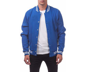 Chaqueta Varsity de Lana de Lujo para Hombre, con Parche de Béisbol Bordado, Diseño Personalizable con Letras, Chaqueta Larga de Cuero y Piel Sintética - Product Image 2