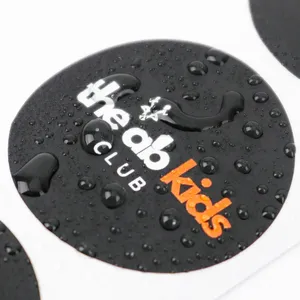Etiquetas Adhesivas Circulares Personalizadas con Logotipo, Impresas con UV en Vinilo Resistente al Agua, Etiquetas Redondas Resistentes y Legibles para Empaque de Hamburguesas - Product Image 3