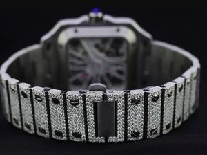 Reloj de Lujo de 42 mm con Diamantes Moissanite, Estilo Hip Hop, Completamente VVV, Acero Inoxidable, Cristal de Zafiro, Mecánico - Product Image 2
