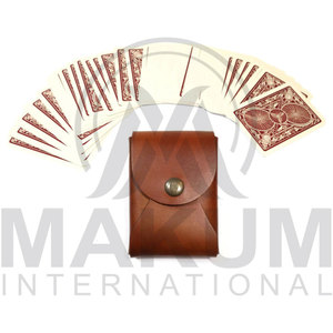 Estuche de Cuero Personalizado para Cartas de Juego, Caja de Almacenamiento para un Solo Mazo, Funda de Cuero para Cartas de Póker y Bridge - Product Image 3