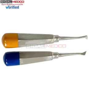 Juego de 2 Elevadores de Extracción de Raíces Molares Cryer, Izquierdo y Derecho, de Acero Inoxidable, Instrumentos Médicos Dentales Quirúrgicos - Product Image 4