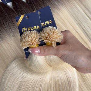 Venta al por mayor de fábrica, cabello liso personalizado, cabello vietnamita con queratina, extensiones de alta calidad, sin sintéticos, con longitud de 10 pulgadas a 34 pulgadas. - Product Image 4