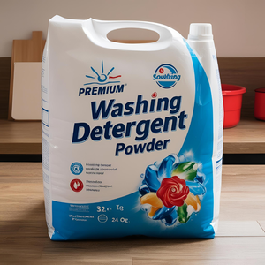 Poudre de détergent à lessive de qualité supérieure OEM pour une élimination complète des taches et un parfum frais pour les vêtements, les serviettes, la literie et plus encore - Product Image 1