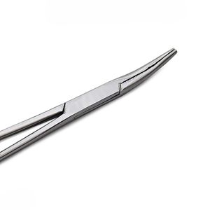 Pinces à moustiques courbées de 12,5 cm OEM/en gros, pinces chirurgicales/dentaires/vétérinaires, fournisseur d'instruments médicaux avec impression de logo laser - Product Image 2