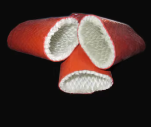 Manchon de protection en fibre de verre recouvert de silicone résistant à la chaleur et aux flammes, 95 mm, pour câbles électriques - Product Image 3