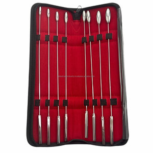 Kit de sonidos uretrales Rosebud de ocho piezas, dilatador uretral quirúrgico de acero inoxidable, marca IRISCO, Juguetes sexuales OEM al por mayor, 2017 - Product Image 5
