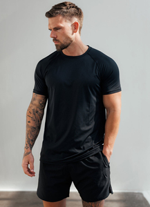 T-shirt vierge en gros, personnalisable avec votre logo, en coton imprimé, grandes tailles pour hommes - Product Image 6