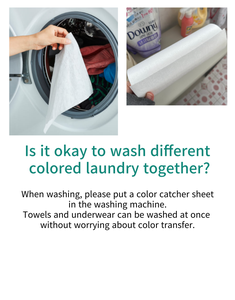 Hojas no tejidas de color, tinte de lavandería, receptor de color, hojas de agarre de tela de color, ayudantes de lavado - Product Image 6