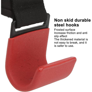 Support de poignet réglable avec protection de la paume rouge et fermeture auto-agrippante pour la protection lors de l'entraînement musculaire - Product Image 2