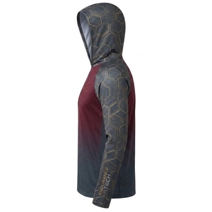 Vêtements de pêche personnalisés UPF 50, jersey de performance pour hommes, vêtements de pêche, sweat-shirt à manches longues anti-UV, chemise de pêche, service OEM - Product Image 3