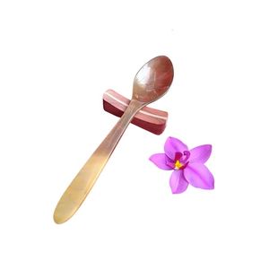 Cuillère de luxe en corne de bufflonne polie, sculptée à la main, confortable à utiliser, à prix abordable - Product Image 4