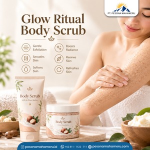 Gommage corporel à marque privée, crème exfoliante pour le corps, formule douce pour les soins de la peau, pour une routine quotidienne de beauté et de spa - Product Image 2