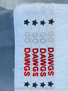 Premium ATM Hotty Toddy Roll Tide Bama Geaux Tigers Vols Baylor SMU <b>Strap</b> Custom Handmade <b>Shoulder</b> Belt Beaded Purse - Product Image 4