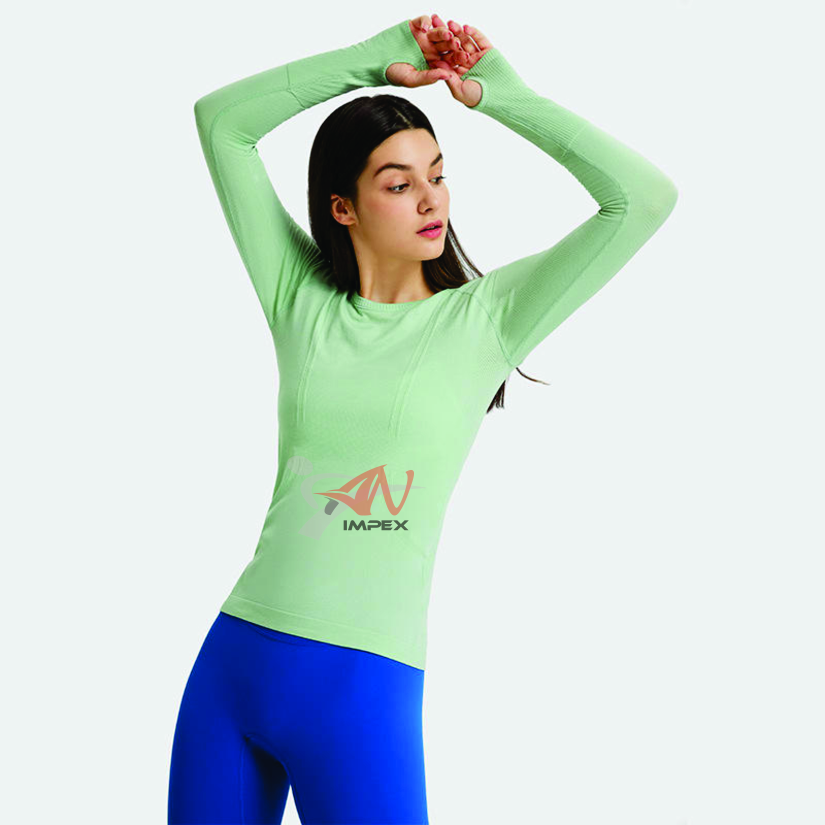 Yoga Wear Women Gym Fitness Set Compression Long Sleeve t Shirt Seamless Top