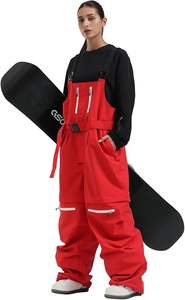 Pantalones de Nieve Impermeables y Cortavientos de 10.000 mm, Estilo Cargo Holgado, Pantalones Anchos Personalizados de Estilo Urbano Unisex para Hombre - Product Image 3