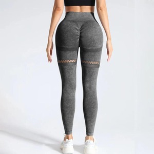 Hot Sale Latest Style <b>Women</b> <b>Leggings</b> Solid Mid Waist 100% Cotton Anti-Bacterial Breathable Yoga Gym Wear Comfortable Custom Logo - Product Image 4