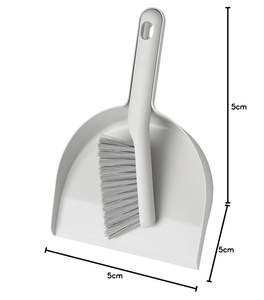Recogedor de polvo y cepillo (gris) - Product Image 2