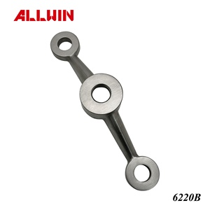 ข้อต่อเหล็กสแตนเลสแบบติดตั้งบนเสา 1 ทาง สำหรับราวจับ - Product Image 4