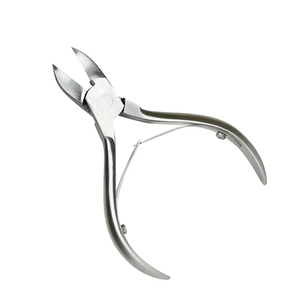 Stainless Steel Heavy Duty Curved Toenail Clippers Wide Jaw Opening <b>for</b> <b>Thick</b> <b>Nails</b> Fingers Anti-Slip Handle Professional - Product Image 1